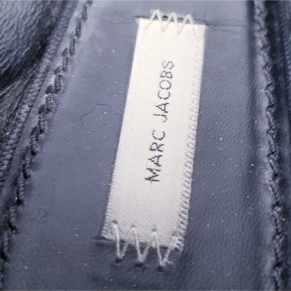 MARC JACOBS | Ballet Flats Huge Jewel Crystal Gem Square Toe Size US 7.5/EU 37.5 - Picture 7 of 11